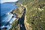 The curving Great Ocean Road